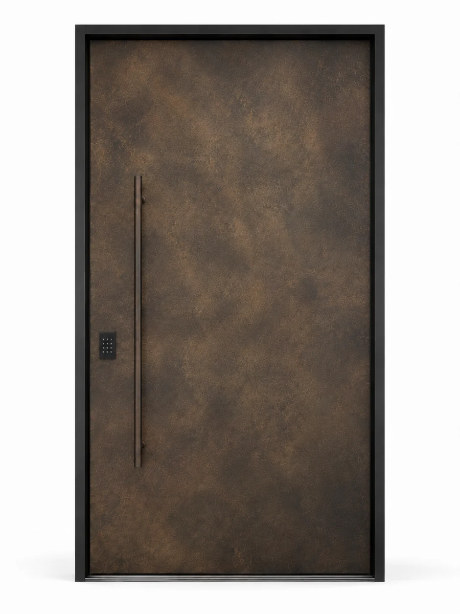 Bronze Patina Pivot Entrance