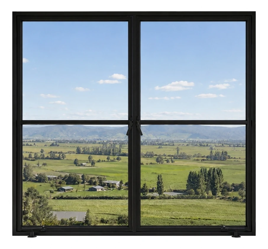 4-Lite Casement Window — closed